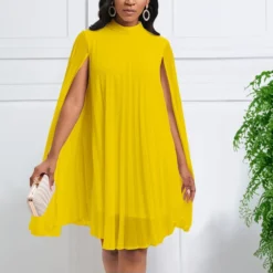 Fashion Chiffon Pullover Bat Sleeve Cape Dress Wholesale Dresses N5923080800076 -Amour Vert shop 60eebef0e9134067a38ab06200b3c934 6
