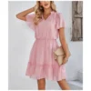 Casual V-Neck Solid Color Ruffle Swing Dress Wholesale Dresses SDN538814 -Amour Vert shop 6483d7d0 1f4a 4cf5 80fe 959f81384f66 73f94a9c55449b5fa55139bbc4246c87