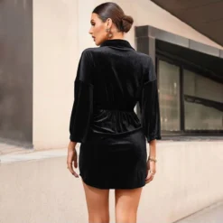 Velvet Lapel Lace-Up Mini Dress Long Sleeve Bodycon Wholesale Dresses SDN561527 11 Velvet Lapel Lace-Up Mini Dress Long Sleeve Bodycon Wholesale Dresses SDN561527 -Amour Vert shop 66e73c88 d39e 401c b540 c59675ea2df0 19e14ffce13aa8df7a87911bff7cc108