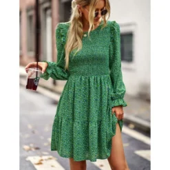 Casual Round Neck Print Long Sleeve A-Line Dress Wholesale Dresses SDN562592 -Amour Vert shop 6cad7f0b a6fe 4a8f 9004 bb70b71924bf 7c2c8b41c108f554c0e5ece399df9fc4