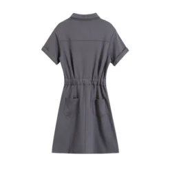 Casual Two-Pocket Lapel Short-Sleeved Button-Down Slim-Fit Dress Wholesale Dresses SDV464344 -Amour Vert shop 6f9b3d98 9f5b 4b0c 8efc eaa3f9a77d91 963bd1ba6f551b741586689047a6d489