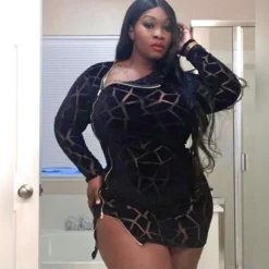 Wholesale Women Side Zipper Hollow Dress SD190195 -Amour Vert shop 712c8848 aaad 4c94 a74d 06f2e578c1d0 3E14811ACC2526A0AF5C6B9505C74A15