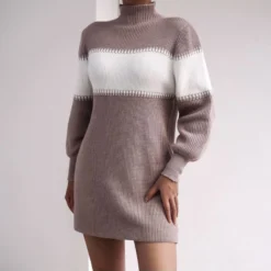 Turtle Neck Knitted Wholesale Women Dress SD160388 -Amour Vert shop 71c3c202 13c7 4712 8c3d ac8986167505 7DDDFF5E48753043F60AD699BE71B531