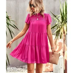 Elegant Puff Sleeve High Waist Smocked Dress Wholesale Dresses SDN539510 -Amour Vert shop 72a11dbf e1d6 44e3 8a7b 559b4c6677d3 52a61d8ff2e58f518ded948b898c604b