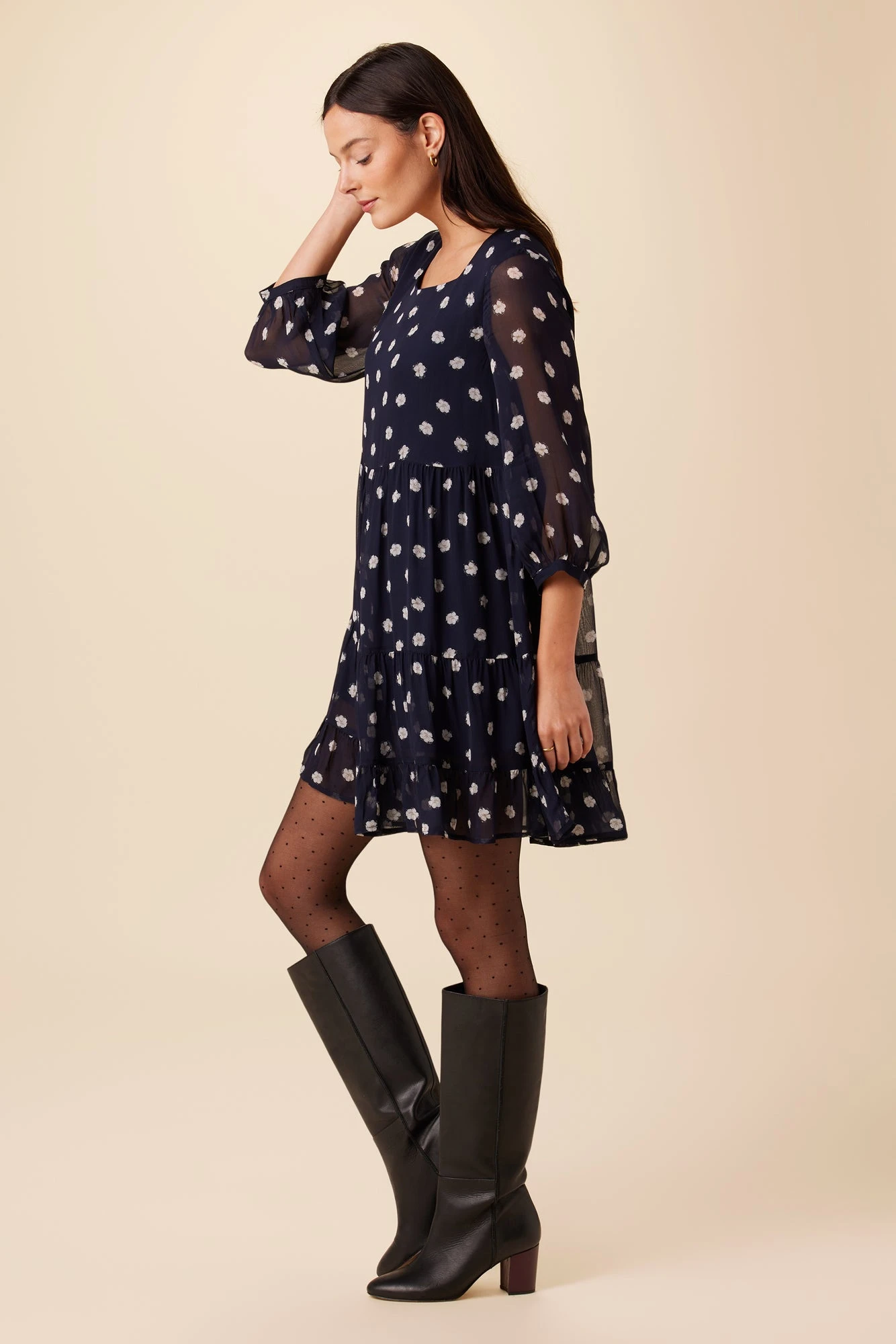 Anouk Chiffon Dress - Phillipa 4 Anouk Chiffon Dress - Phillipa - Image 2
