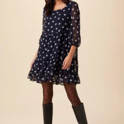 Anouk Chiffon Dress - Phillipa