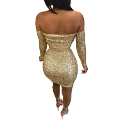 Sexy Off Shoulder Long Sleeve Crop Tops & Mini Dress Solid Color Sequins Wholesale Womens 2 Piece Sets SON562802 -Amour Vert shop 75de16c0 a1d3 44f1 ac61 56260868d45e b9b1e2306cb210f2b798f97652bf4c5a