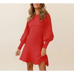 Round Neck Solid High Waist Knitted Dress Wholesale Women's Clothing SD070070 12 Round Neck Solid High Waist Knitted Dress Wholesale Women's Clothing SD070070 -Amour Vert shop 7687458e 6d38 4c14 a217 1e06ec4efaf2 B5459EC8C45030936ABC11DB408662E5