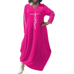 Faith Letter Print Long Skirt V-Neck Loose Casual Dress Wholesale Maxi Dresses In Bulk SD210264 11 Faith Letter Print Long Skirt V-Neck Loose Casual Dress Wholesale Maxi Dresses In Bulk SD210264 -Amour Vert shop 78402b96 31e8 4c38 becf 897e2c82944d 1624966006BD9BAB228B7505B56531AA