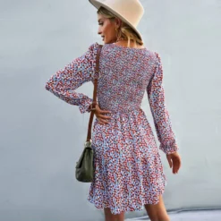 Casual Round Neck Print Long Sleeve A-Line Dress Wholesale Dresses SDN562592 -Amour Vert shop 78af5922 8e15 41df 85ca ce9fd79e9bfd 874b44a21dda6d28db9df71c4d4aede2