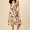 Margot Washable Silk Dress - Isabella Floral
