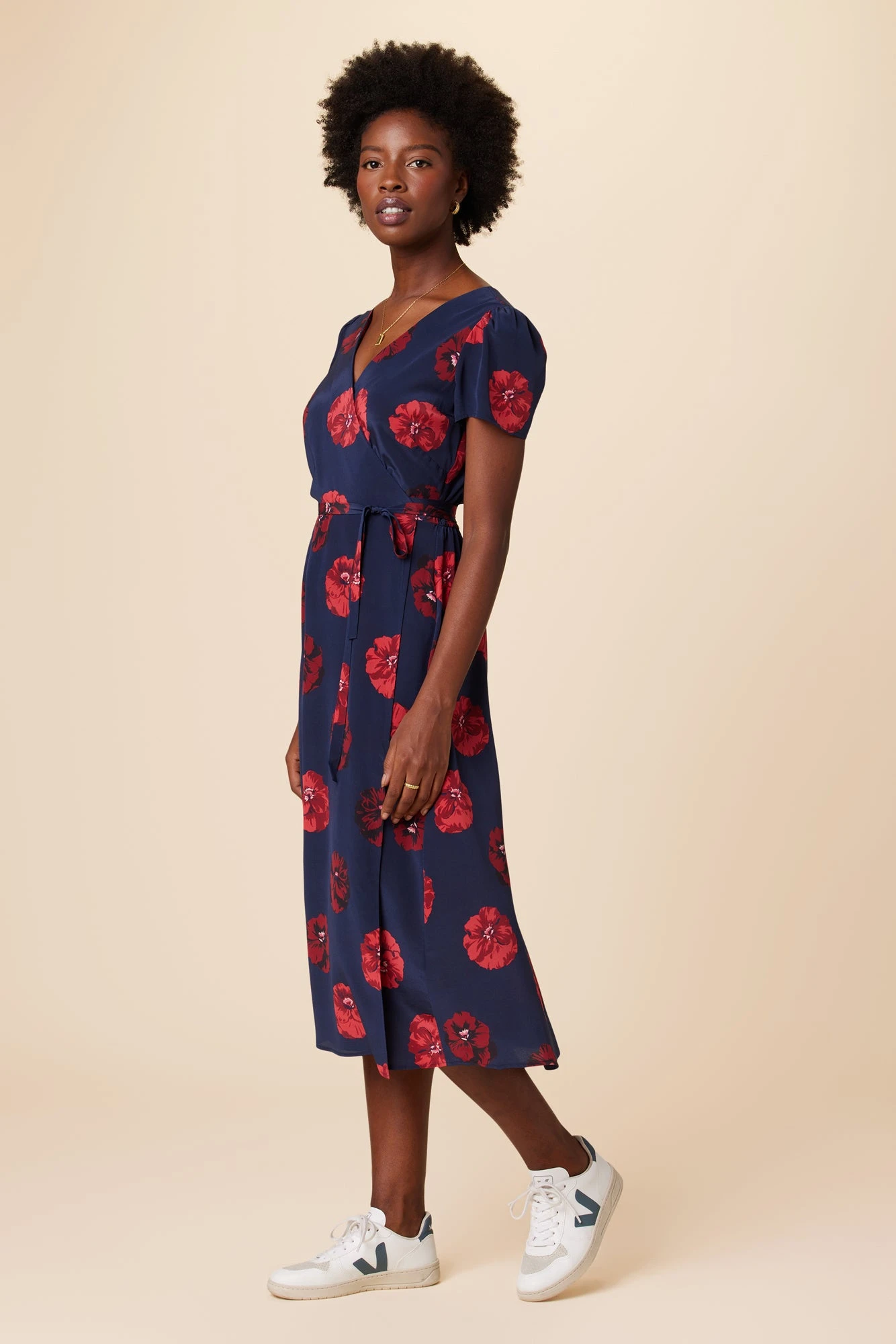 Ellie Washable Silk Dress - Albany Floral 5 Ellie Washable Silk Dress - Albany Floral - Image 3