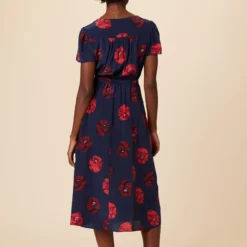 Ellie Washable Silk Dress - Albany Floral 11 Ellie Washable Silk Dress - Albany Floral -Amour Vert shop 7912R1 Ellie Albany Floral 3