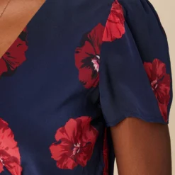 Ellie Washable Silk Dress - Albany Floral 12 Ellie Washable Silk Dress - Albany Floral -Amour Vert shop 7912R1 Ellie Albany Floral 4