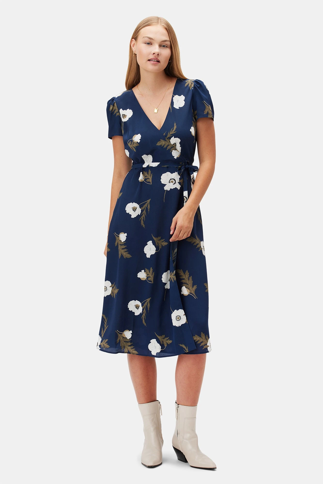 Ellie Washable Silk Dress - Luna 3 Ellie Washable Silk Dress - Luna