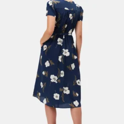 Ellie Washable Silk Dress - Luna 8 Ellie Washable Silk Dress - Luna -Amour Vert shop 7912 Ellie Luna 3