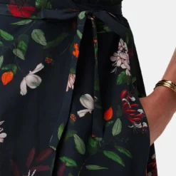 Ellie Washable Silk Dress - Osaka Floral 11 Ellie Washable Silk Dress - Osaka Floral -Amour Vert shop 7912 Ellie Osaka 5