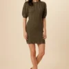 Bella Organic Cotton Dress - Calla Green -Amour Vert shop 7915 Bella OL ONLY Calla Green 1