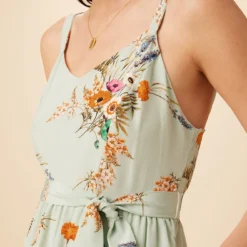 Alessandra Washable Silk Dress - Cannes Floral 9 Alessandra Washable Silk Dress - Cannes Floral -Amour Vert shop 7943 Alessandra Cannes Floral 4
