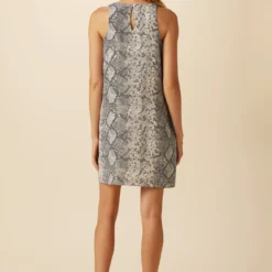 Shanna Washable Silk Dress - Serpentine -Amour Vert shop 796 Shanna Serpentine 3