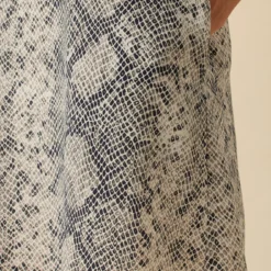 Shanna Washable Silk Dress - Serpentine -Amour Vert shop 796 Shanna Serpentine 4