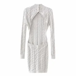 Knitting Sexy Bodycon Solid Backless Full Sleeve Mini Dress ST080012 -Amour Vert shop 83fcde86 f990 4894 b97f 6c0270788ba1 D944B5B1A2301FAE7C899224DB3B8929