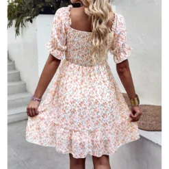 Fashion Chiffon Square Collar Floral Mini Swing Dress Loose High Waist Petal Sleeve Wholesale Dresses SDN560437 15 Fashion Chiffon Square Collar Floral Mini Swing Dress Loose High Waist Petal Sleeve Wholesale Dresses SDN560437 -Amour Vert shop 8df437c1 0357 40e9 b341 263b920bc226 4524b4d876100d9e4daede63f938f92f