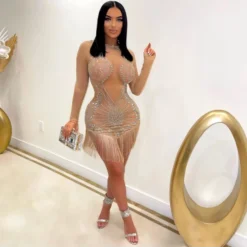 Sexy Mesh Tassel Long Sleeve Nightclub Rhinestone Bodycon Dress Wholesale Dresses SD5118910 -Amour Vert shop 9085e827 eb5d 4b7d b923 99c9b1f4ed97 40ed1ea76ba906bda3c52e60d08855d9