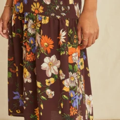 Aubrey Washable Silk Dress - Palermo Print 10 Aubrey Washable Silk Dress - Palermo Print -Amour Vert shop 9292 Aubrey Palermo Print 3688 web