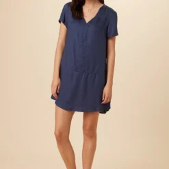 Zendaya Tencel Dress - Indigo
