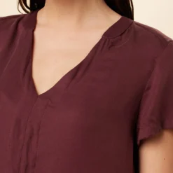 Zendaya Tencel Dress - Sepia -Amour Vert shop 9355 Zendaya Sepia 4