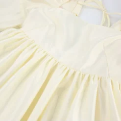 Sexy Square Neck Satin Dress Puff Sleeve Solid Color A-Line Wholesale Dresses SDN560919 -Amour Vert shop 940887e3 8a57 4d49 8982 dfbe6ef2ba46 73f073517968d7213987307b58ef838b