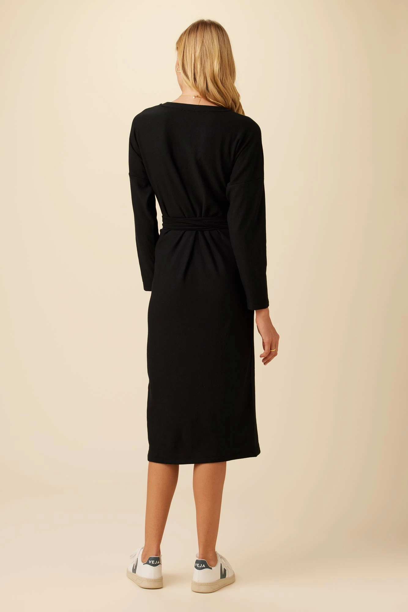 Russo Luxe Fleece Dress - Black 5 Russo Luxe Fleece Dress - Black - Image 3