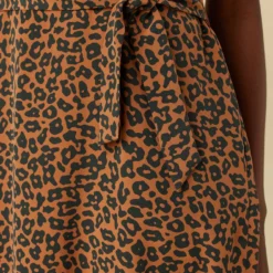 Cindra Washable Silk Midi Dress - Caramel Sauvage -Amour Vert shop 9674 Cindra Caramel Sauvage 4