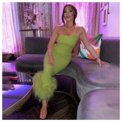 Women One Shoulder Halter Dress Feminine Backless Slim Fit Fishtail Long Dress Wholesale Clothing Vendors SDN537937 -Amour Vert shop 989cd750 e644 4393 bdfa f5d84ea1f71d 908855d95f6d95fa24b723d6d40779d6