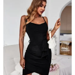 Sexy Suspenders Mini Dress Solid Color Lace-Up Irregular Body-Con Wholesale Dresses SDN560666 -Amour Vert shop 99363c0f 7b11 4d00 89ca 725c9a495ad2 25ea49cb6b75e29fc5d98a705ffb8a10