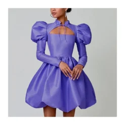 Bandage Puff Sleeve Solid Color Niche Bud Princess Dress Wholesale Dresses SDV463726 -Amour Vert shop 9a6958f3 5fc8 40c6 839e dc77e9d38509 ee154fc7304b471a308eb3c6fdbe87a7