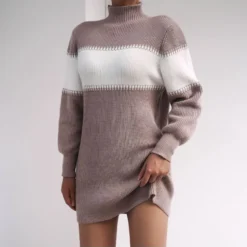 Turtle Neck Knitted Wholesale Women Dress SD160388 -Amour Vert shop 9c62b9ca 2b74 4210 ada5 70714a9639df 8497D32DF9F917648DC17CB9B501B766