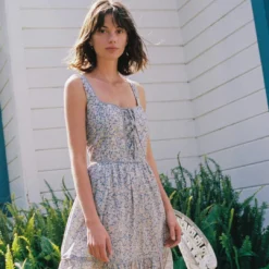 The Adele Dress | Daisy Blue -Amour Vert shop Adele fb feed 1e7ea6e9 e83e 4fa8 9250 c516e65d1c7c