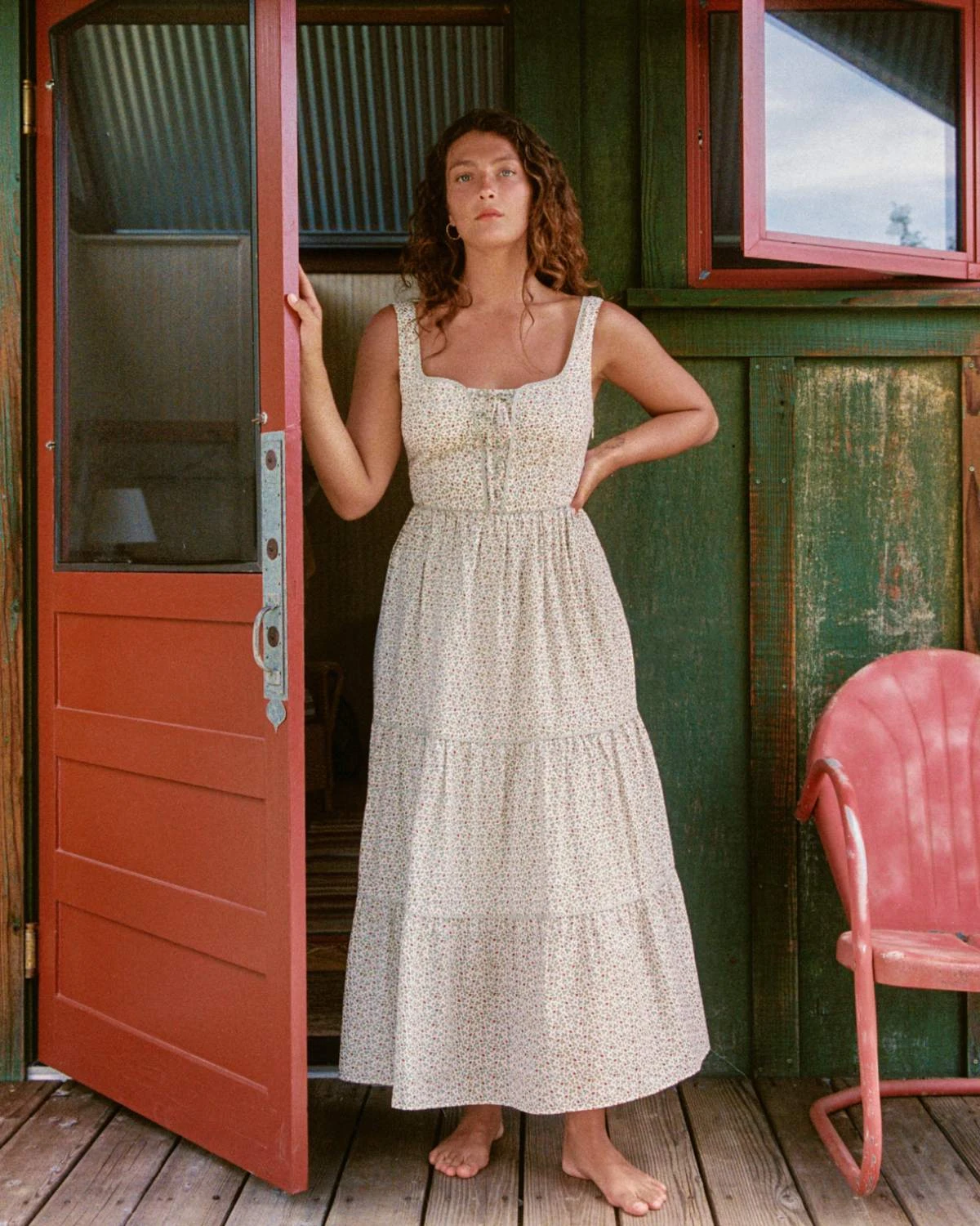 The Adele Dress | Creme Strawberry 3 The Adele Dress | Creme Strawberry