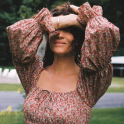 The Adelia Dress | Apple Harvest -Amour Vert shop Adelia3