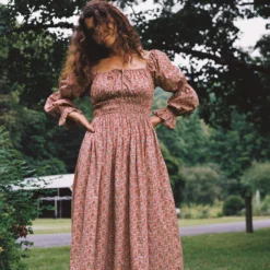 The Adelia Dress | Apple Harvest -Amour Vert shop Adelia4