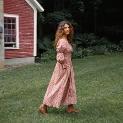 The Adelia Dress | Apple Harvest -Amour Vert shop Adelia5