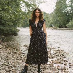 The Aurelia Dress | Noir Dancing Chamomile