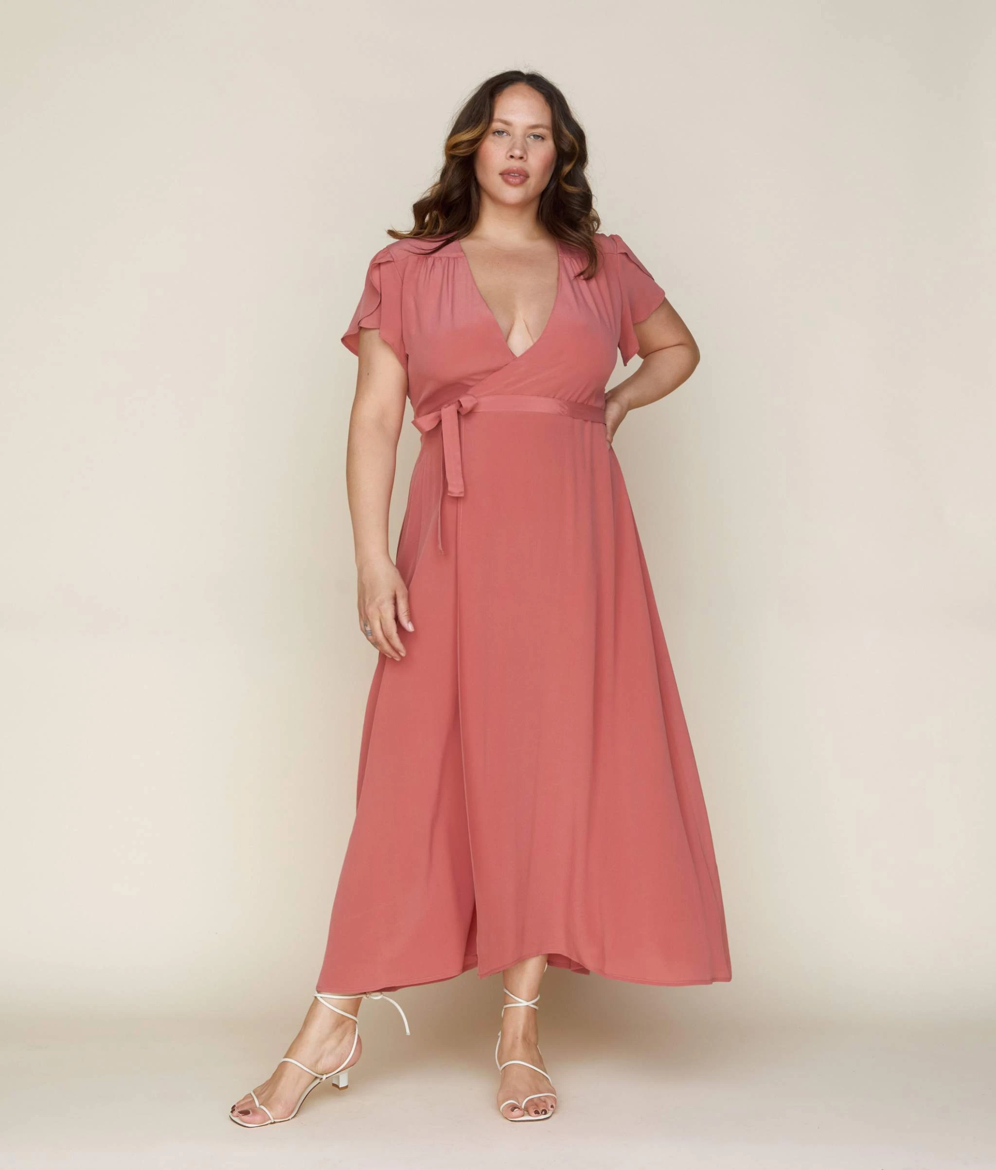 The Autumn Dress | Dusty Rose Silk 7 The Autumn Dress | Dusty Rose Silk - Image 5