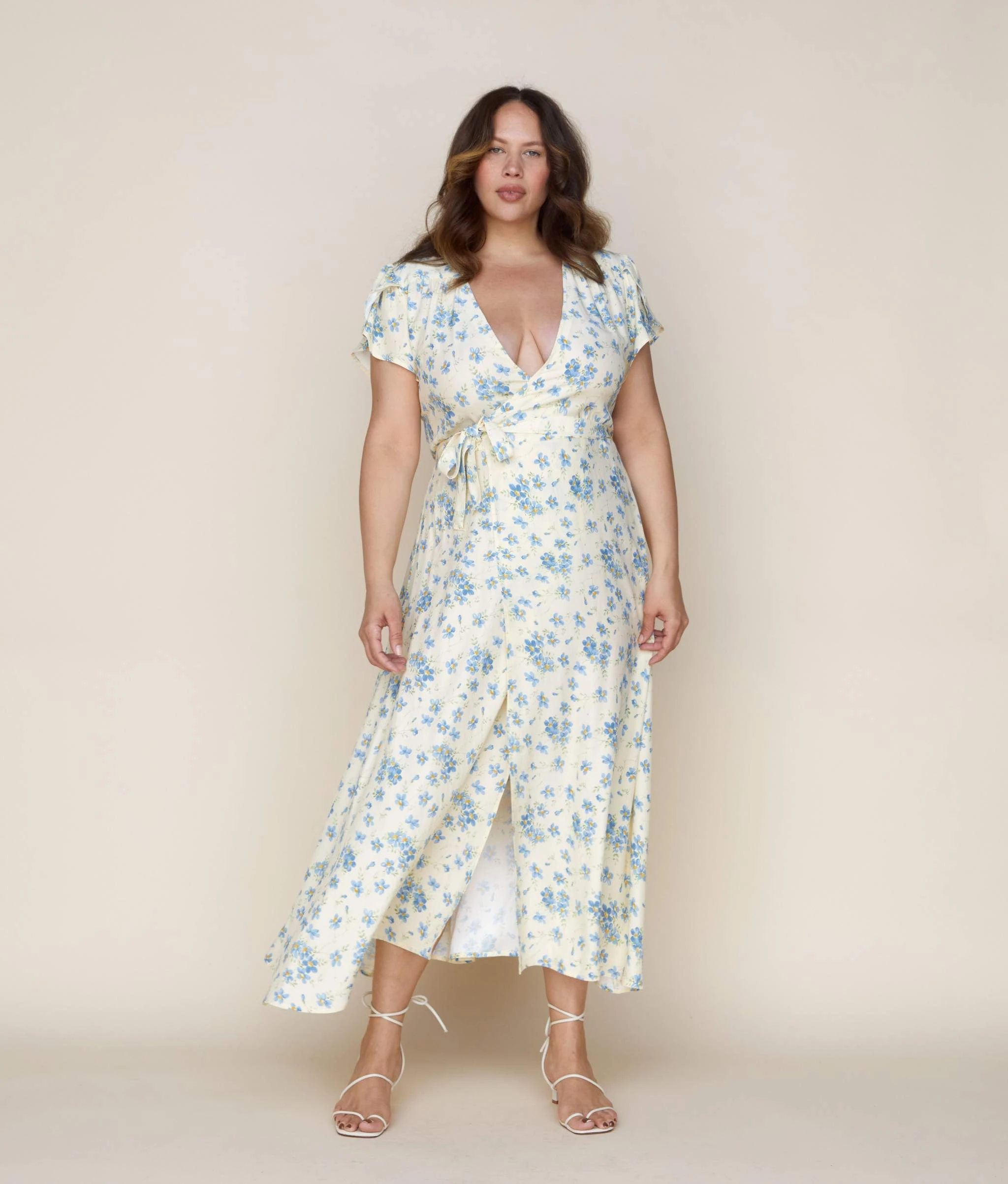 The Autumn Dress | Lilies In Bloom Silk 6 The Autumn Dress | Lilies In Bloom Silk - Image 4