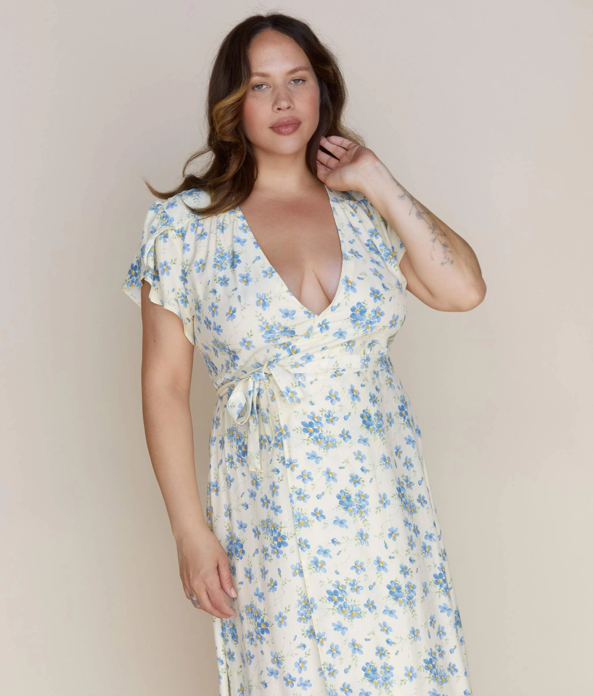 The Autumn Dress | Lilies In Bloom Silk 7 The Autumn Dress | Lilies In Bloom Silk - Image 5