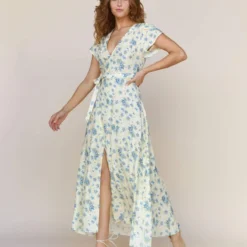 The Autumn Dress | Lilies In Bloom Silk