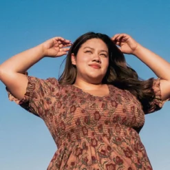 The Brooklyn Dress Extended | Plum Flora