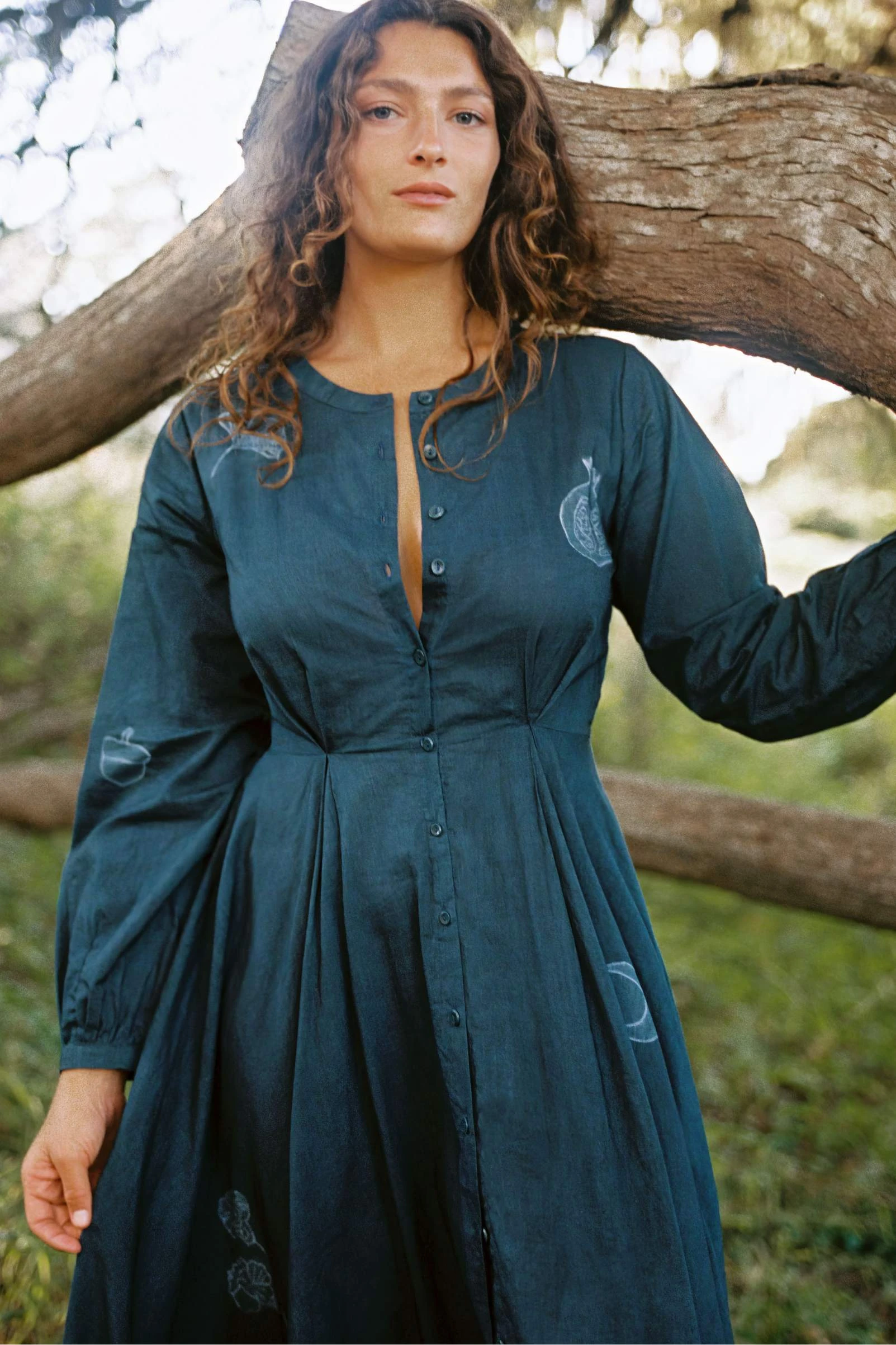 The Persephone Dress | Indigo 7 The Persephone Dress | Indigo - Image 5